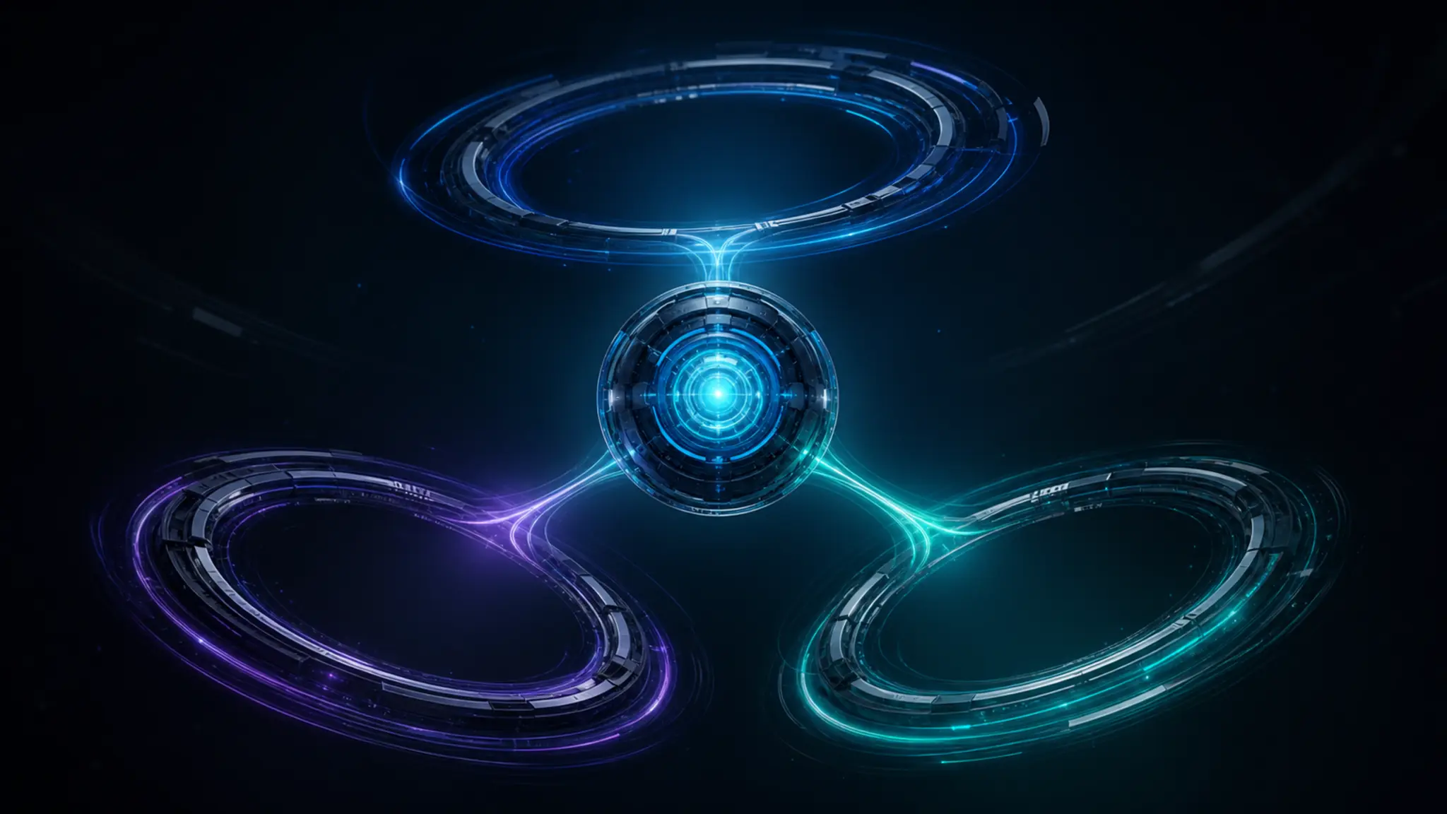 NovaX orbit representing connect, orchestrate, accelerate.